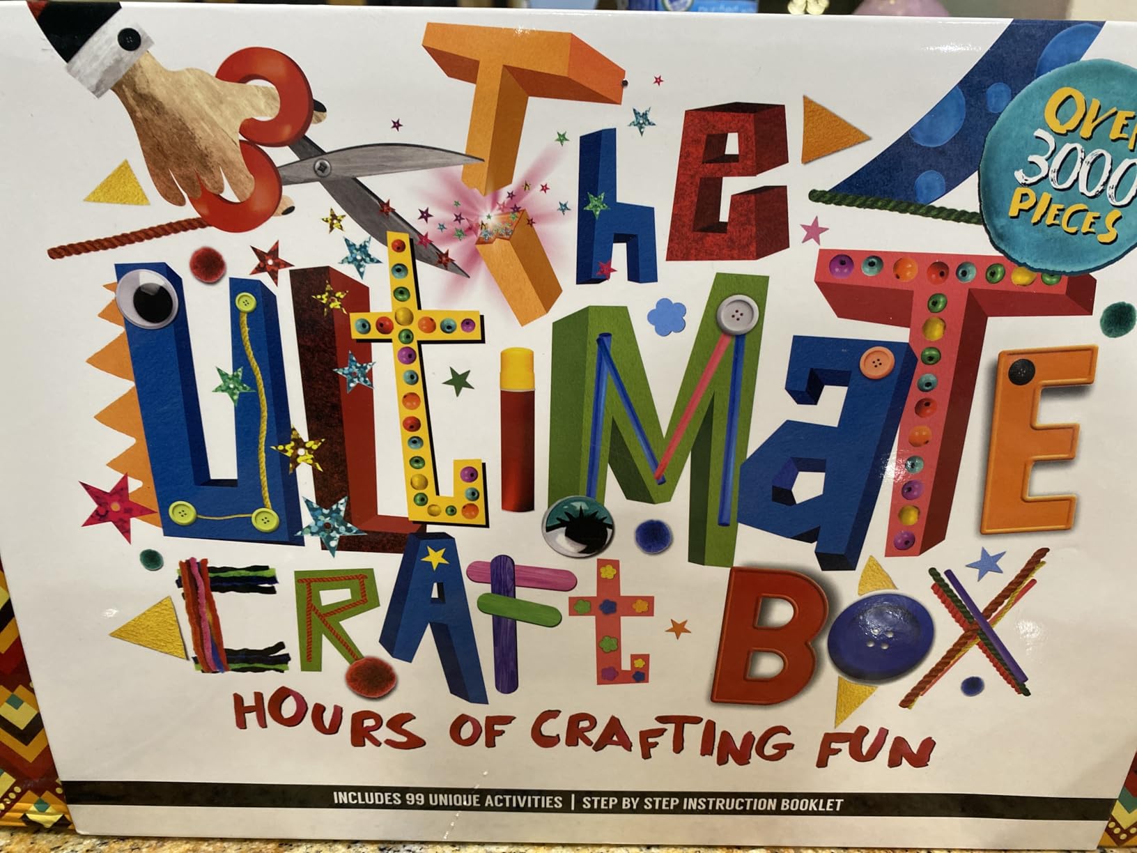 A&R CO. 3000+ Pcs Arts and Crafts Supplies & Materials for Kids - Ultimate Bulk Craft Kit with 99 Activities Book for Ages 3-12 customer photo 2