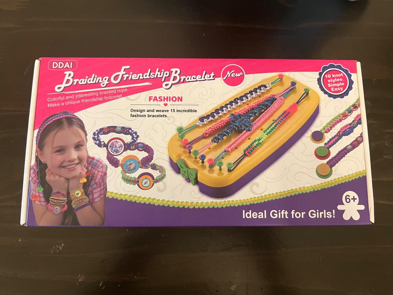 DDAI Arts and Crafts for Kids Age 8-12 Friendship Bracelet Making Kit for Girls - Best Birthday Gifts Ideas for Girl 7-11 Year Old - Popular Bracelets String Maker Toys Set customer photo 2