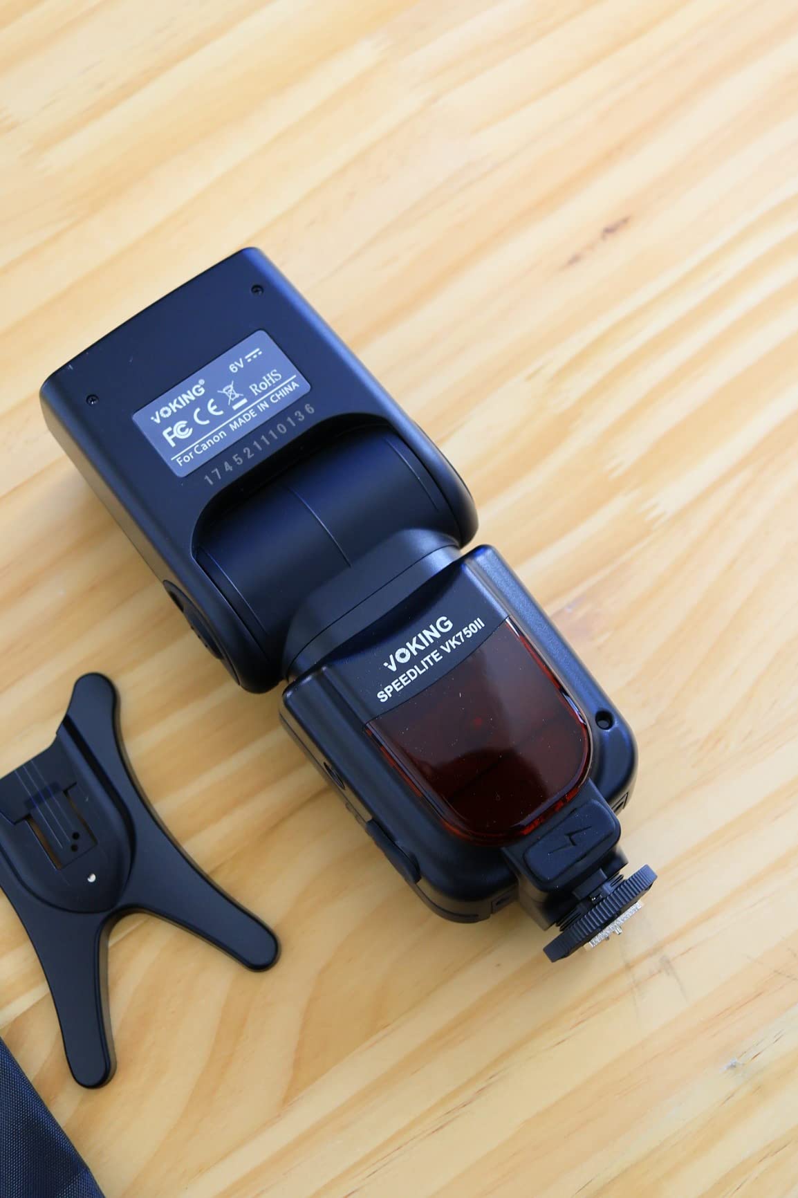 VK750II TTL Camera Flash Speedlite with LCD Screen Compatible with Canon EOS 60D 70D 77D 80D Rebel T7i T6i T6s T6 T5i T5 T4i T3i and Other DSLR Cameras customer photo 1
