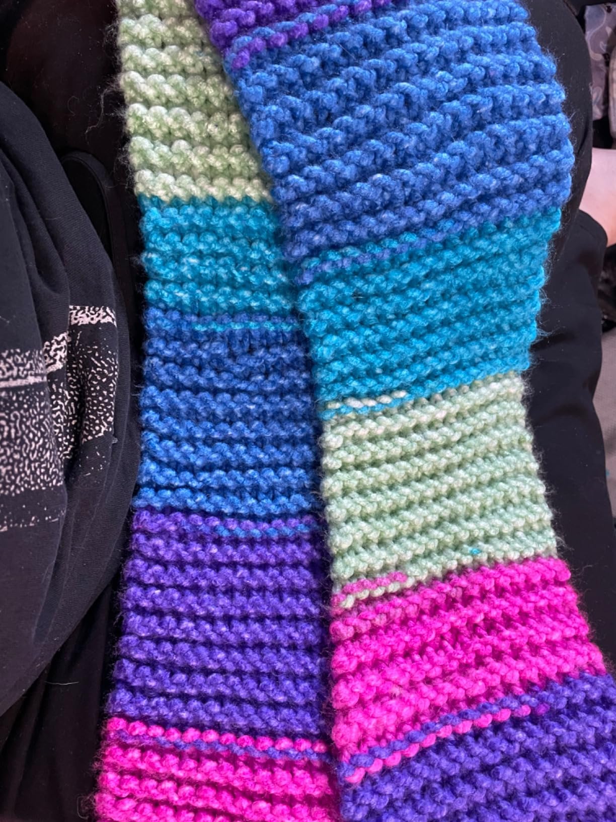 Creativity for Kids Learn to Knit Pocket Scarf - DIY Knitting Kit for Beginners, Kids Craft Kit customer photo 1