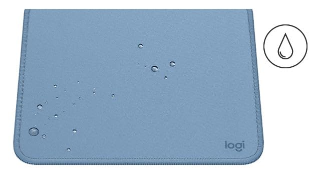 Logitech Mouse Pad - Studio Series, Computer Mouse Mat with Anti-Slip Rubber Base, Easy Gliding, Spill-Resistant Surface, Durable Materials, Portable, in a Fresh Modern Design, Graphite customer photo 2