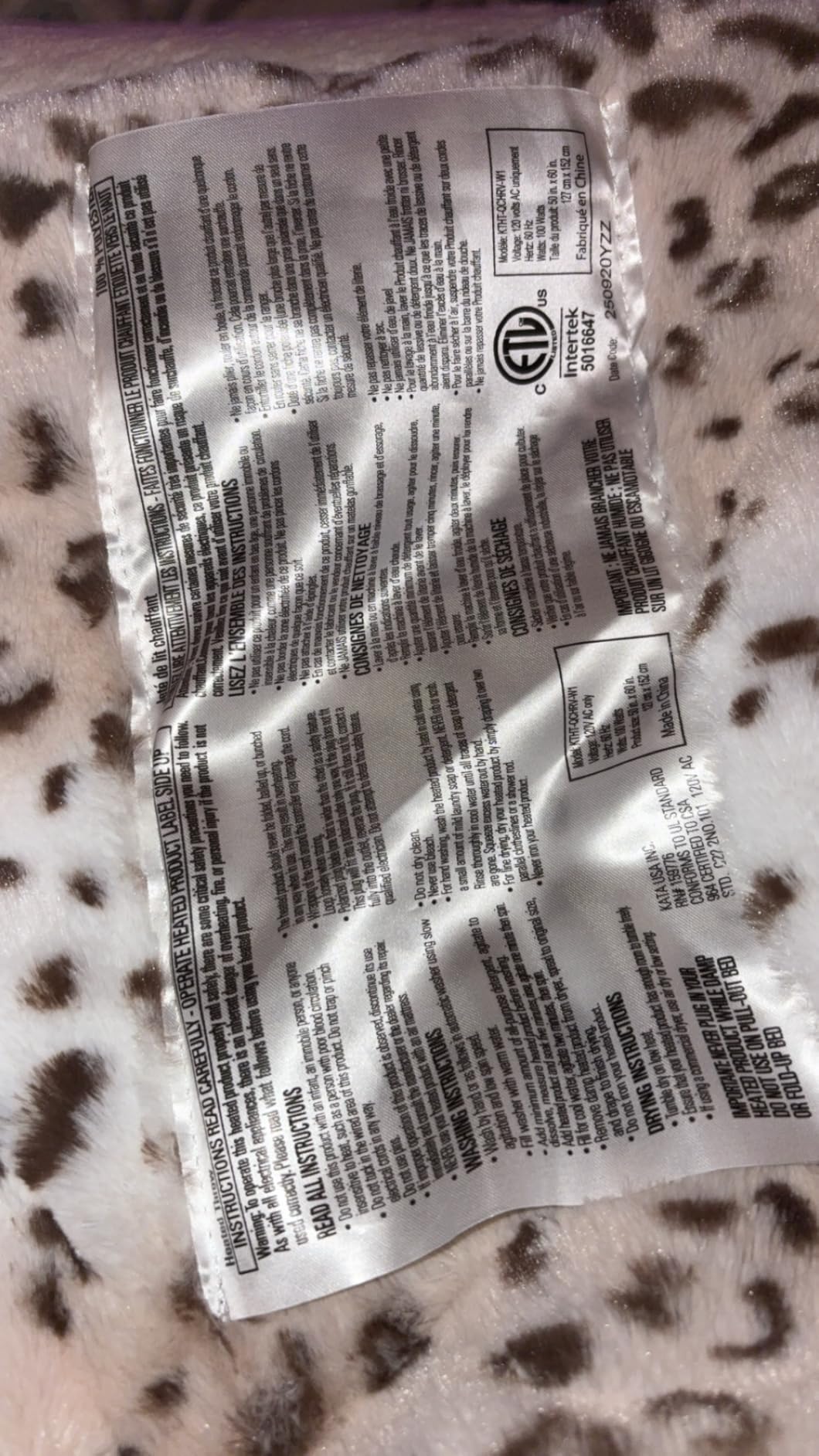 Westinghouse Heated Throw Blanket, Electric Blanket Throw with 6 Heating Levels and 2-10 Hours Time Settings, Flannel to Sherpa Super Cozy Heated Blanket Machine Washable, 50x60 inch, Beige customer photo 2