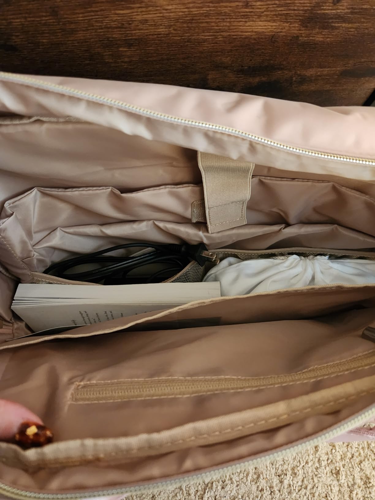 LIGHT FLIGHT 15.6/17.3 Inch Laptop Bag, Briefcase for Women, Large Laptop Case Computer Bag Office Travel Business, Nylon | 15.6/17.3 Inch customer photo 1