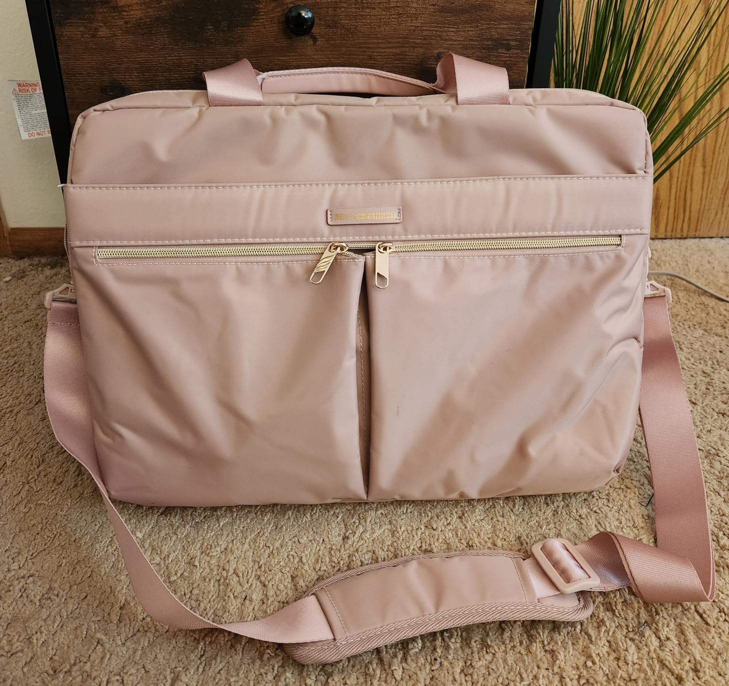 LIGHT FLIGHT 15.6/17.3 Inch Laptop Bag, Briefcase for Women, Large Laptop Case Computer Bag Office Travel Business, Nylon | 15.6/17.3 Inch customer photo 2