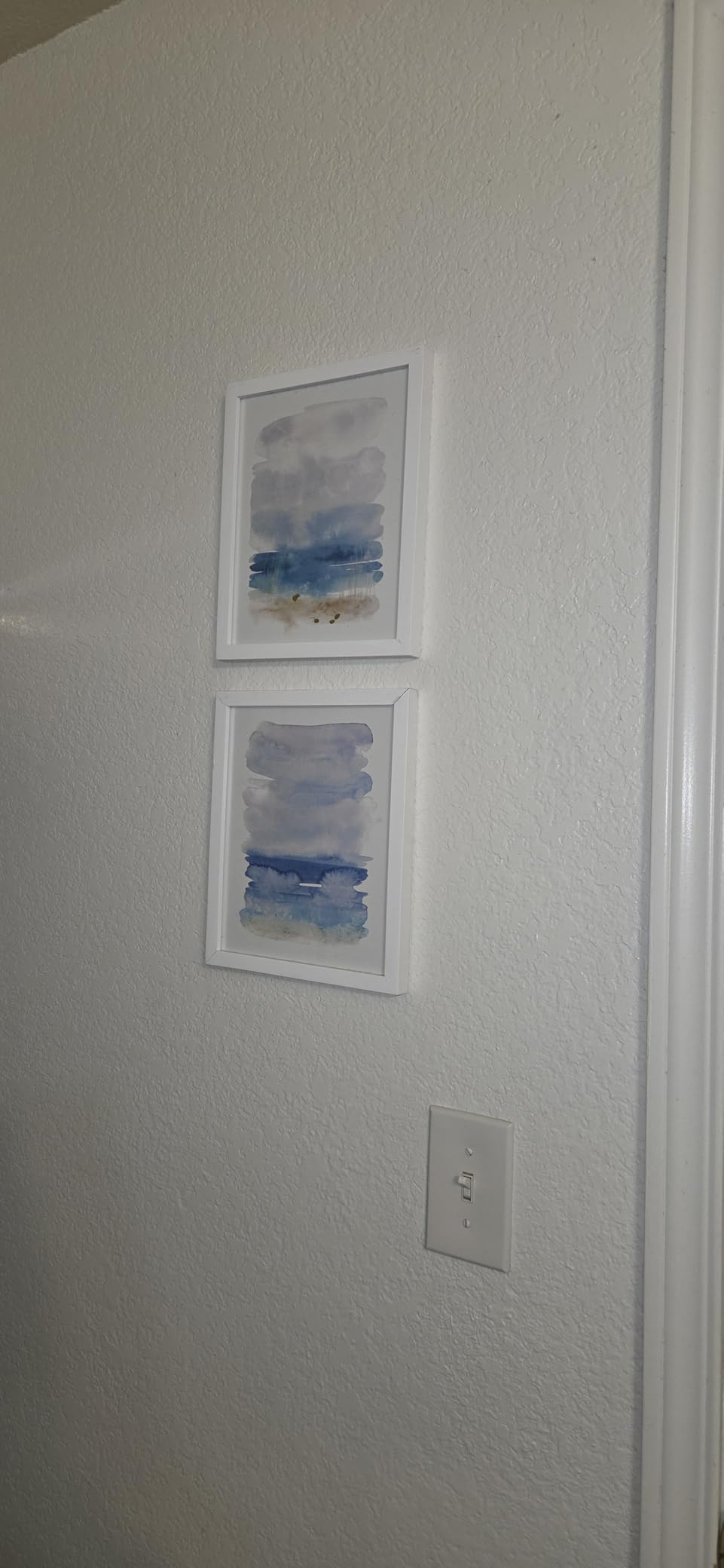 HAUS AND HUES Modern Abstract Wall Art Set of 4 - Mid-Century Modern Prints, Minimalist Abstract Posters, Aesthetic Wall Decor (Beige Frame, 11x14) customer photo 1
