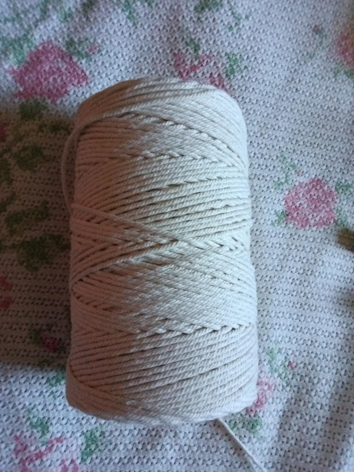 Macrame Cord 6mm x 218Yards, Natural Cotton Macrame Rope - 4 Strands Twisted Macrame Cotton Cord for Wall Hanging, Plant Hangers, Crafts, Gift Wrapping and Wedding Decorations customer photo 2