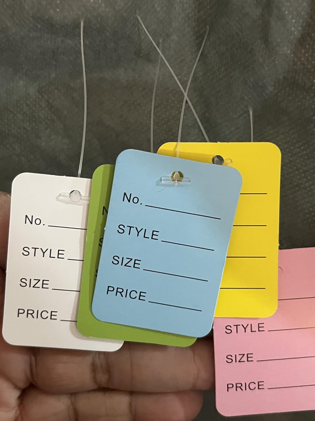 Vmiapxo 5506 Pcs Clothing Tag Machine Kit, Label Applicator Dressmaker Labels Industrial Clothing Tagger Tag Machine with 6 Pcs Steel Needles 5000 Pcs 2