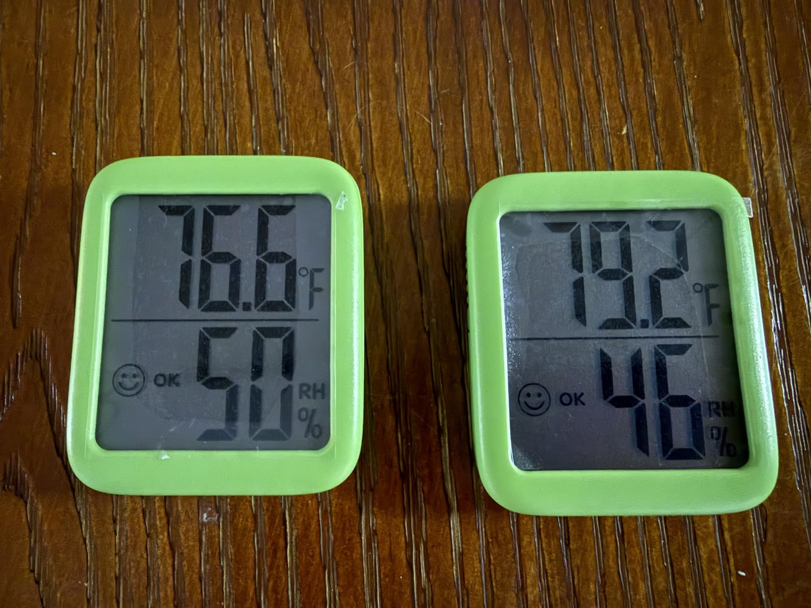 Antonki 2 Pack Room Thermometer for Home, Hygrometer Indoor Humidity Meter Gauge, Digital Temperature and Humidity Monitor Sensor for House, Terrarium, Incubator, Greenhouse - Battery Included customer photo 2