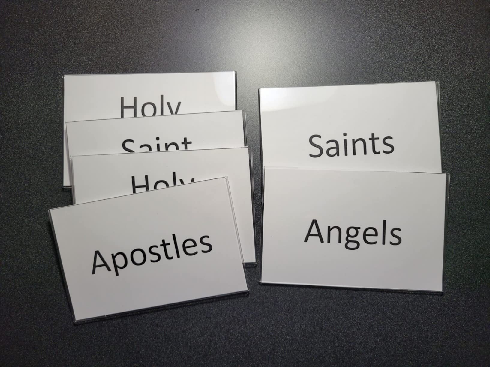 Acrylic Sign Holder 8.5 x 11 Wall Mount, Clear Acrylic Frame with 3M Tape Adhesive, Plastic Wall Sign Holder - Vertical (6 Pack) customer photo 2