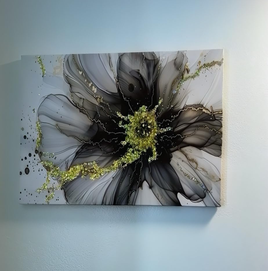Sunrise Mountain Canvas Wall Art National Park Grand Teton Landscape Picture Nature Forest Sunflower Painting for Kitchen Bedroom Sunset Lake Scenery Poster Prints Artwork Home Decorations 16x24 customer photo 1