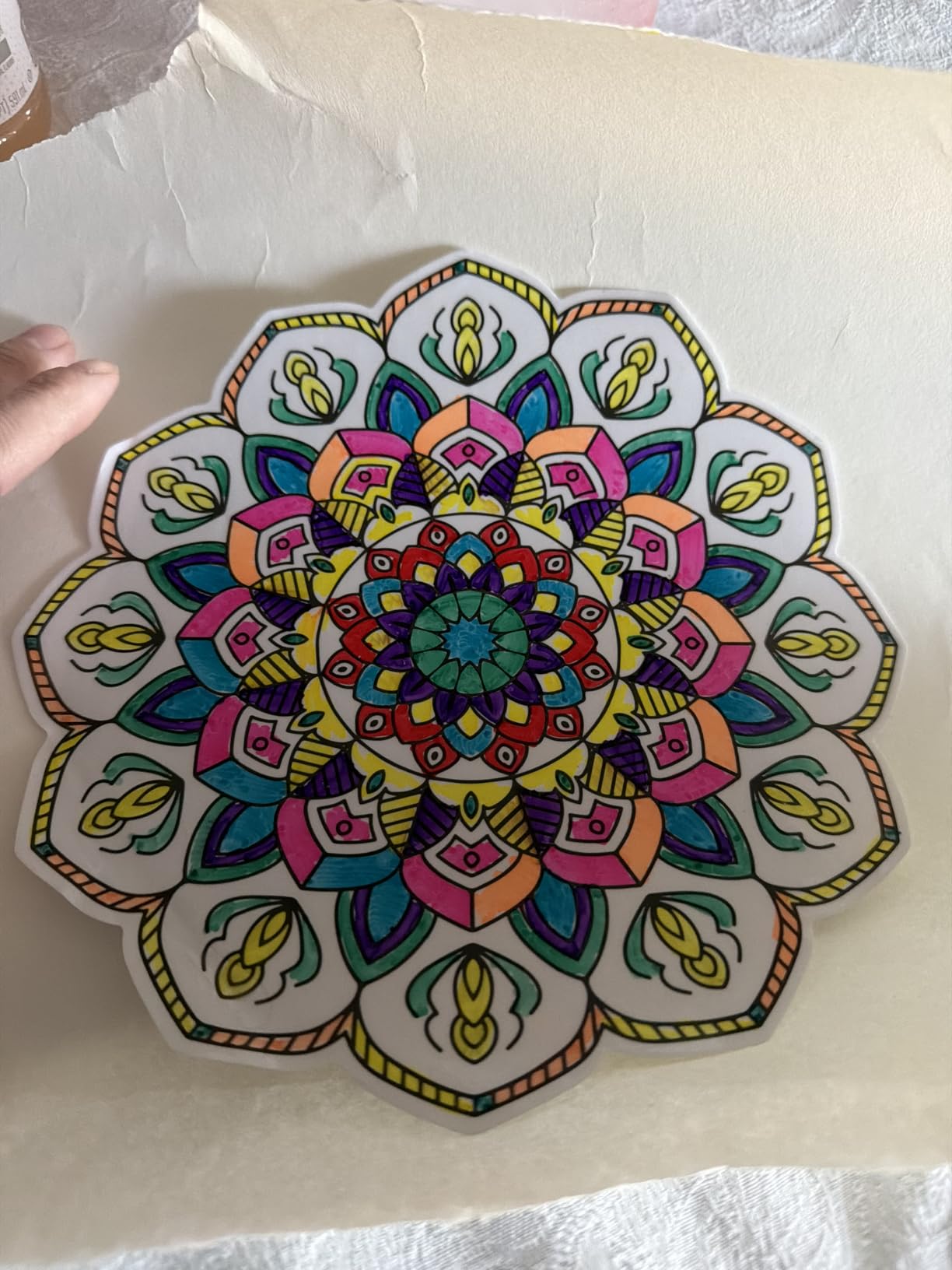 Hula Home Stained Glass Mandala Art Kit customer photo 1