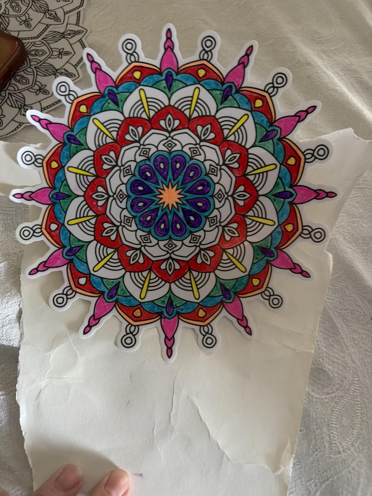 Hula Home Stained Glass Mandala Art Kit customer photo 2