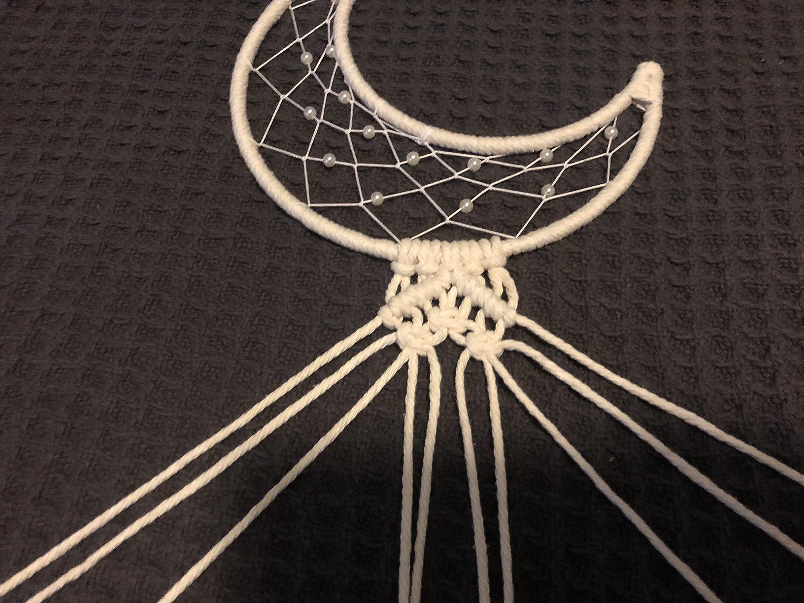 RQWZBCHX Macrame Dream Catcher Kits for Adults Beginners, 2PCS Macrame Wall Hanging Supplies customer photo 1