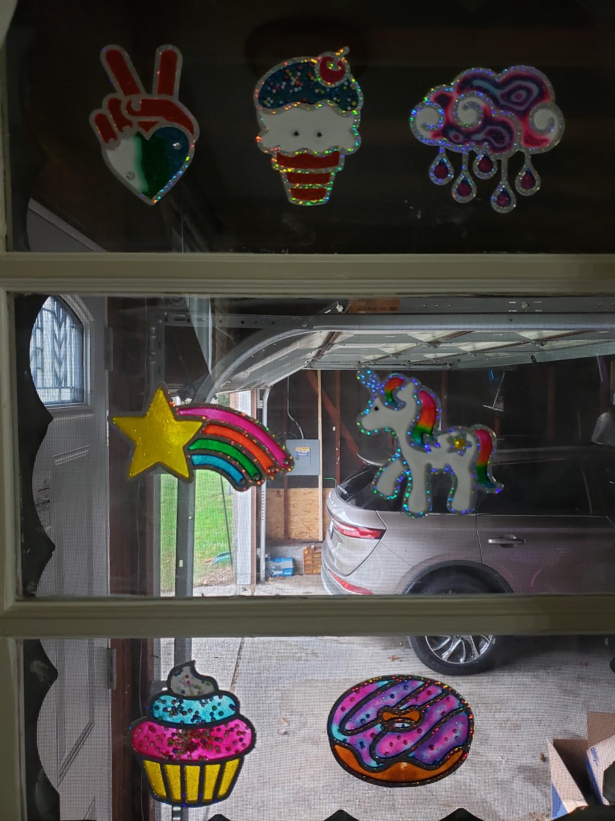 Creativity for Kids Easy Sparkle Window Art Kit | Make 7 Colorful Window Art Designs with Paint & Sparkle | Relaxing DIY Craft & Creative Activity for Kids Everywhere (Ages 6+) customer photo 2