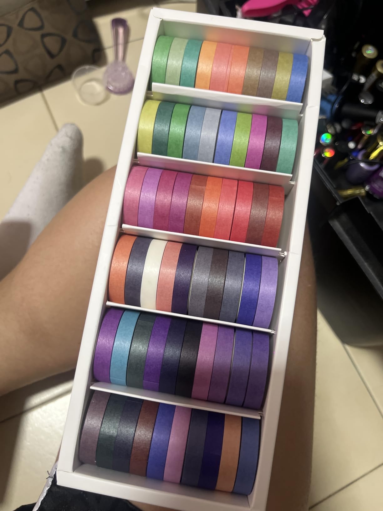 24 Rolls Vintage Washi Tape Set, Floral Letter Butterfly Mushroom Botanical Flower Writable Decorative Tapes for Scrapbooking, Junk Journal Supplies, Bullet Journaling 5-75mm Wide 9.84ft long/Roll customer photo 1