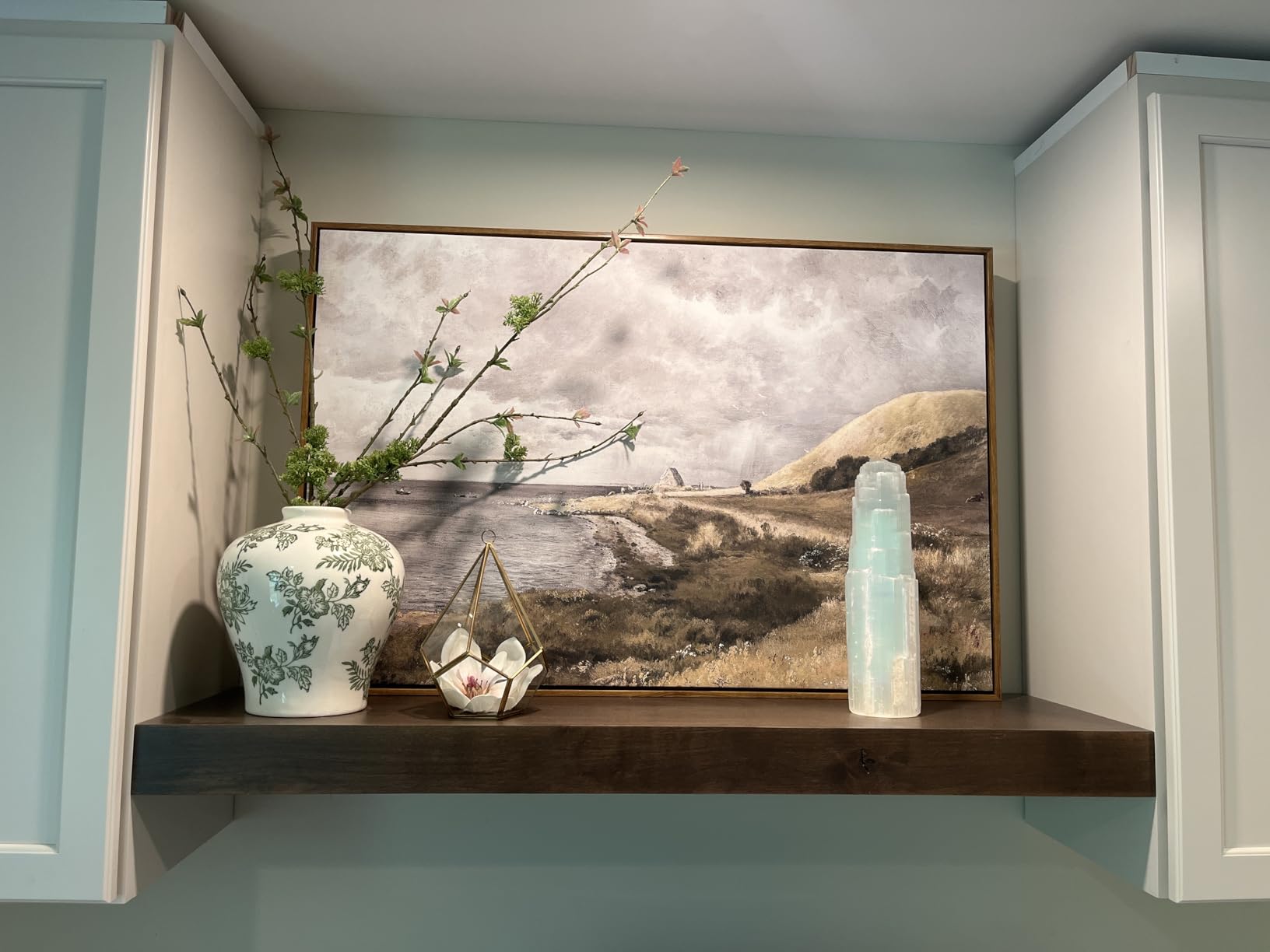 InSimSea Meadow with Flowers Painting Wall Art Prints, Framed, Canvas, Classical Scenery Eclectic Wall Decor For Home Office Living Room Bathroom (8x10in/20x25cm) customer photo 1