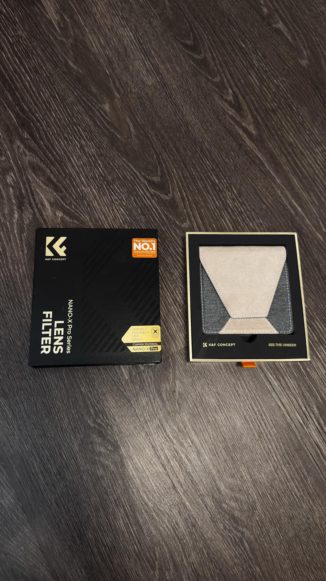 K&F Concept 82mm Variable ND2-32 ND Lens Filter & Circular Polarizing Filter 2-in-1 36 Multi-Coated (Nano-X PRO Series) customer photo 1