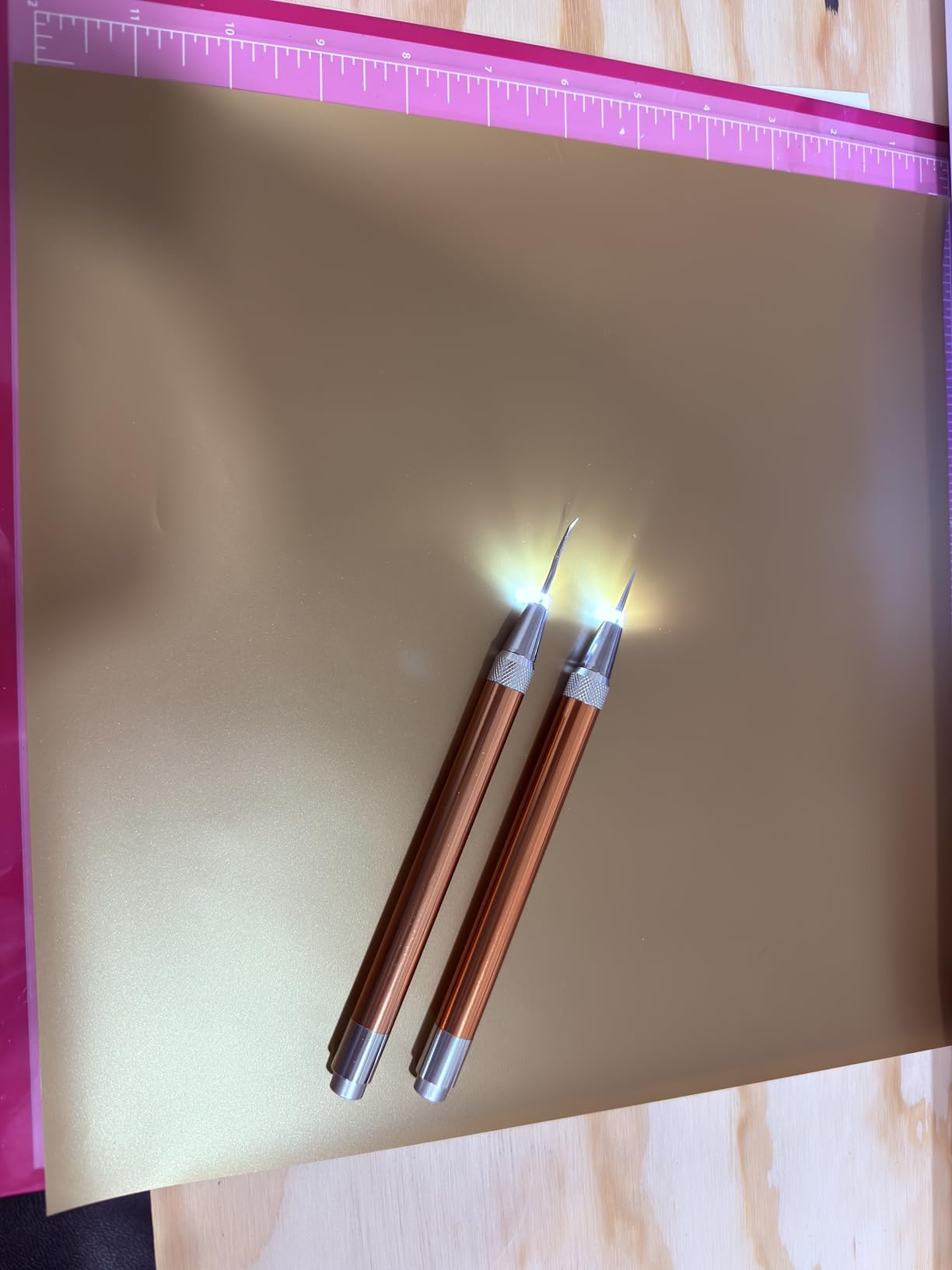 LED Weeding Tools for Vinyl with Light with Pin and Hook for Removing Tiny Vinyl Paper & Iron-on Projects Cuts customer photo 2