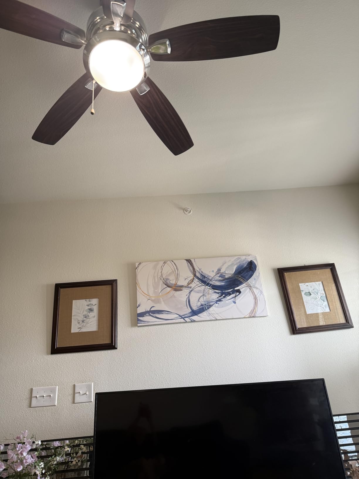 Framed Wall Art Abstract Art Paintings Blue Fantasy Colorful Graffiti on White Background Modern Artwork wall Decor for Living Room Bedroom Kitchen 20''x40'' customer photo 1