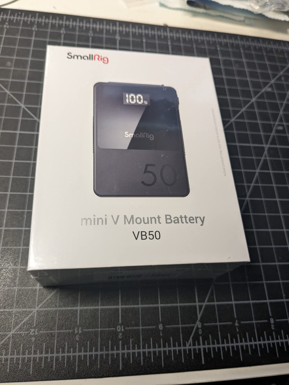 SMALLRIG V Mount Battery VB50, 50Wh / 3400mAh V Mount Battery with 45W Output, 1.5H Full Charge, with USB-C, D-TAP, USB-A, Dual DC Ports, OLED Screen, for Cameras, Phones, Camcorders, Monitors customer photo 2