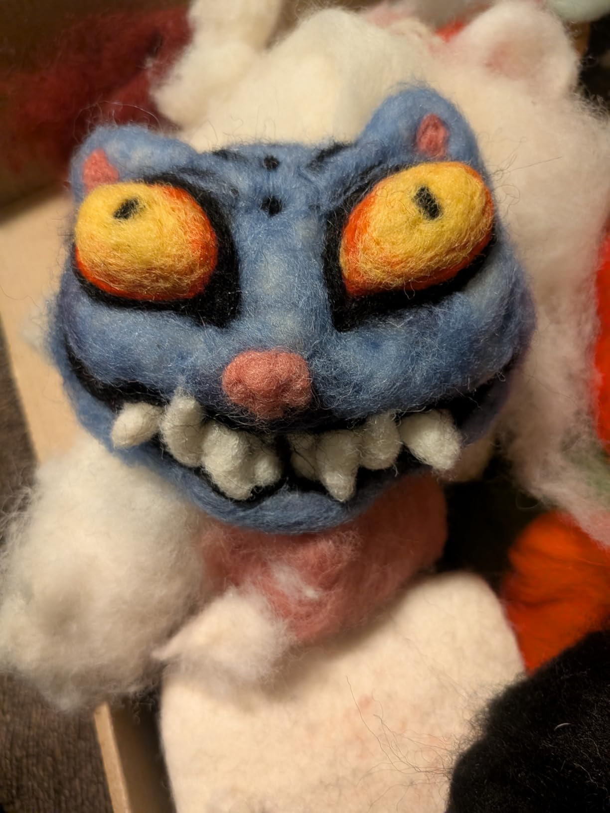 Woolbuddy Needle Felting Starter Kit -Make 6 Cute Characters(Yeti, Giraffe, Panda, Ladybug, Whale, Gator) - Complete Kit for Beginners & Adults with Wool Roving,Felting Needles,Pad & Instruction Guide customer photo 1