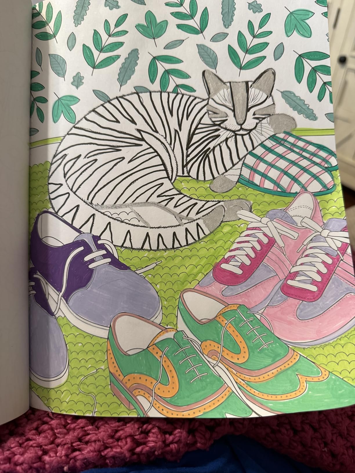 Stress Relief Cat Coloring Book: Calming and Adorable Designs for Adults customer photo 1