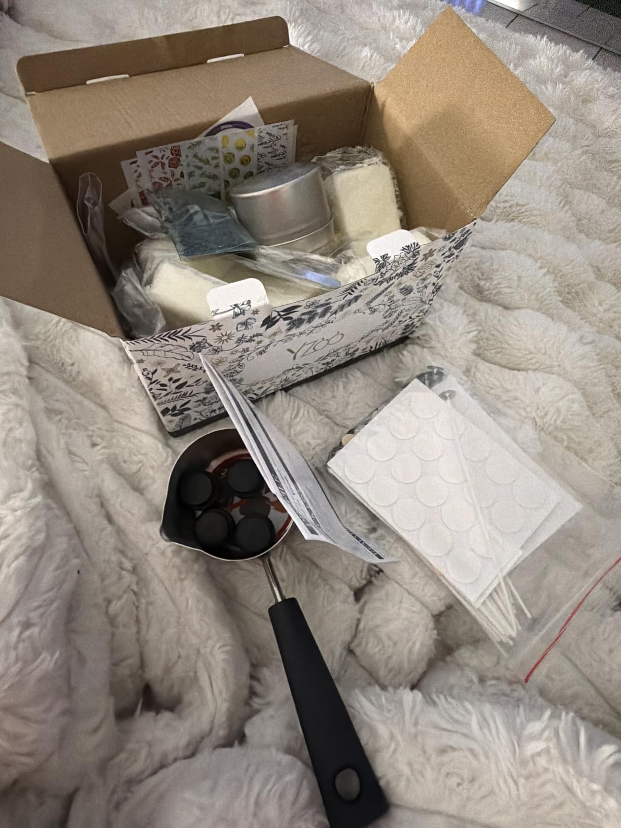 Complete Candle Making Kits for Adults Beginners, DIY Candle Making Supplies Include Soy Wax, Wax Melter, Scents, Dyes, Wicks, Wicks Sticker, Candle Tins & More - Full Candle Maker Set customer photo 2