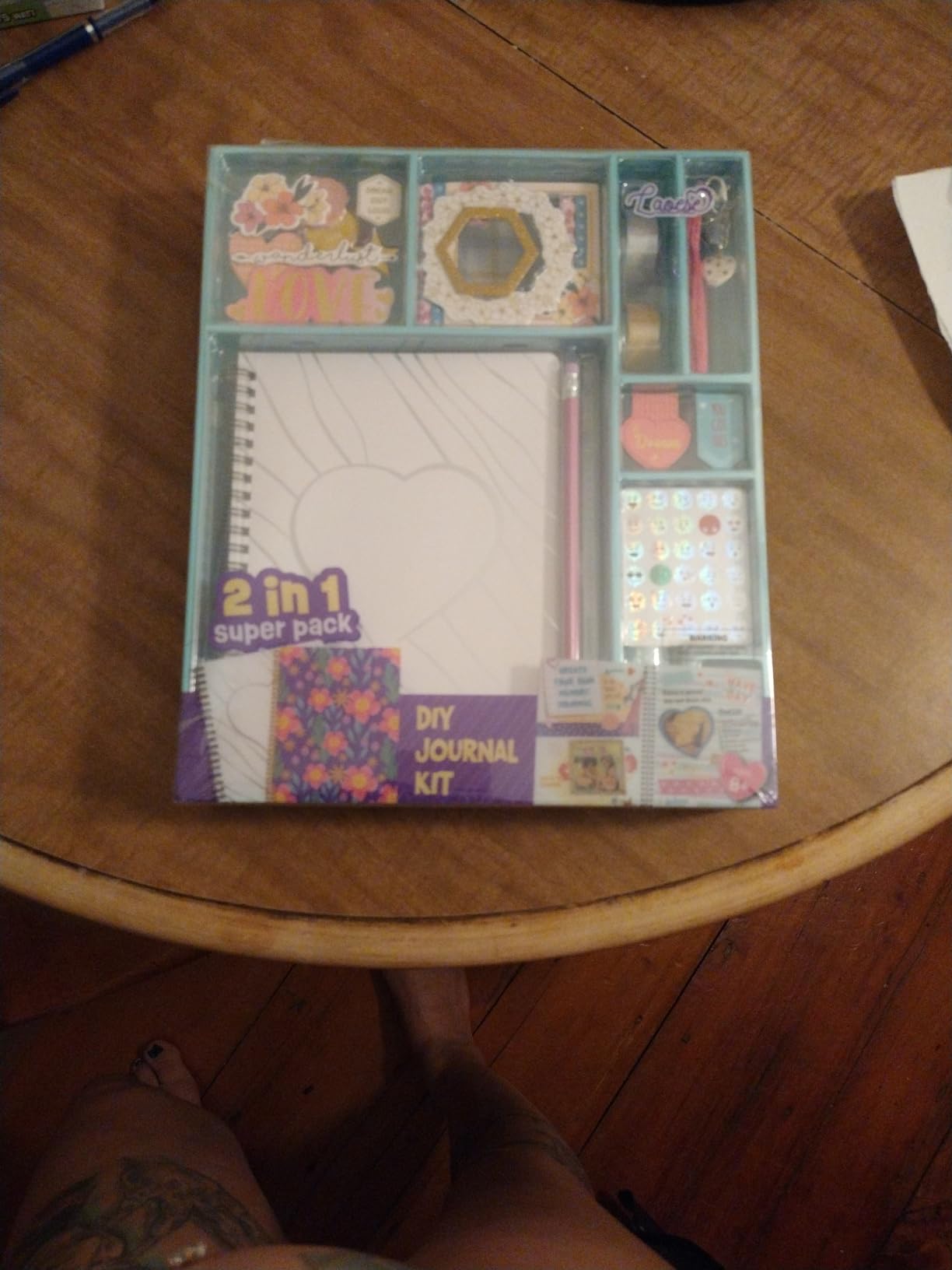 LAOESE 2-Pack DIY Journal Kit for Girls - Birthday Gifts for Girls 8 9 10 11 12 13 14 Years Old - Arts & Crafts for Teen Girl Gifts Trendy Stuff - Scrapbook & Diary Supplies Toys Set customer photo 1