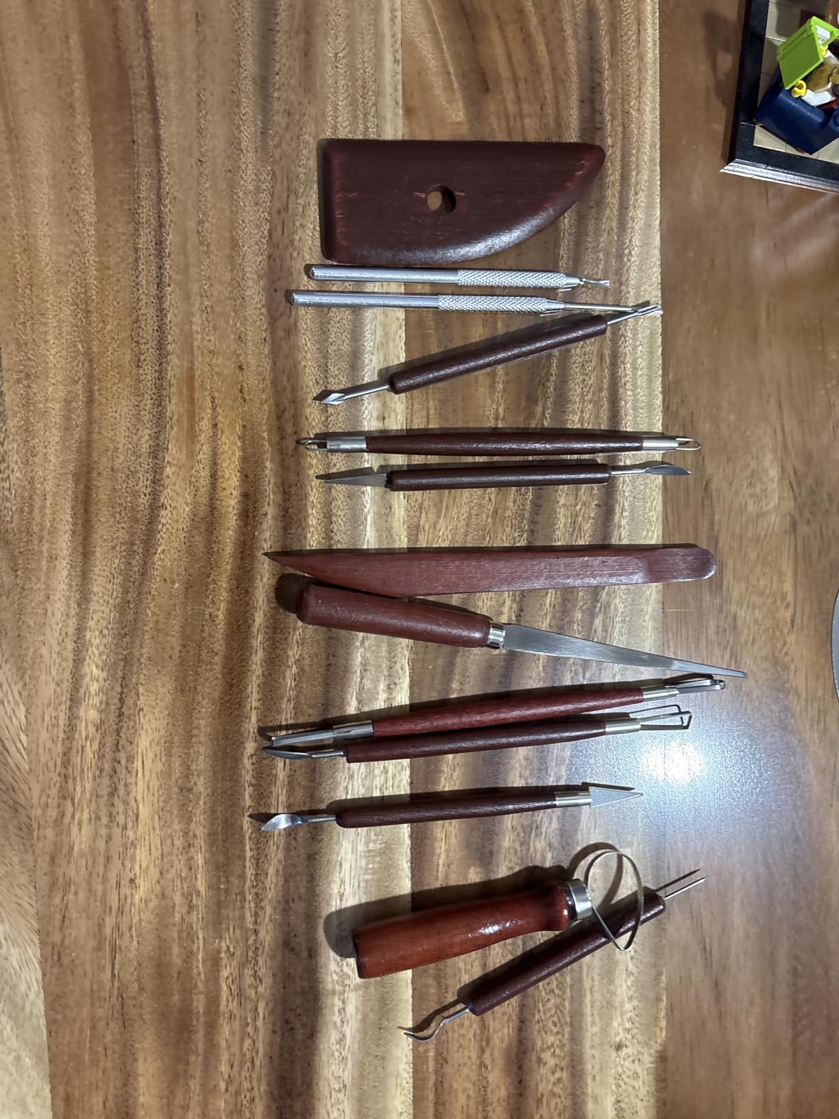 Blisstime 18PCS Clay Sculpting Tools, Basic Clay Pottery Carving Tool Kit with Wooden Handles and Tool Bag customer photo 1