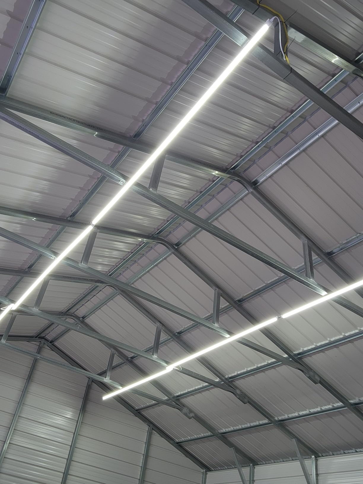 Skymoatled 8Pack 4FT LED Shop Light Garage Lights, 50W 6000K 7500LM White Light, Hanging/Surface Mount, T8 4FT Tube Lamp for Warehouse Workshop Basement, Linkable LED Shop Lights, Plug and Play customer photo 2