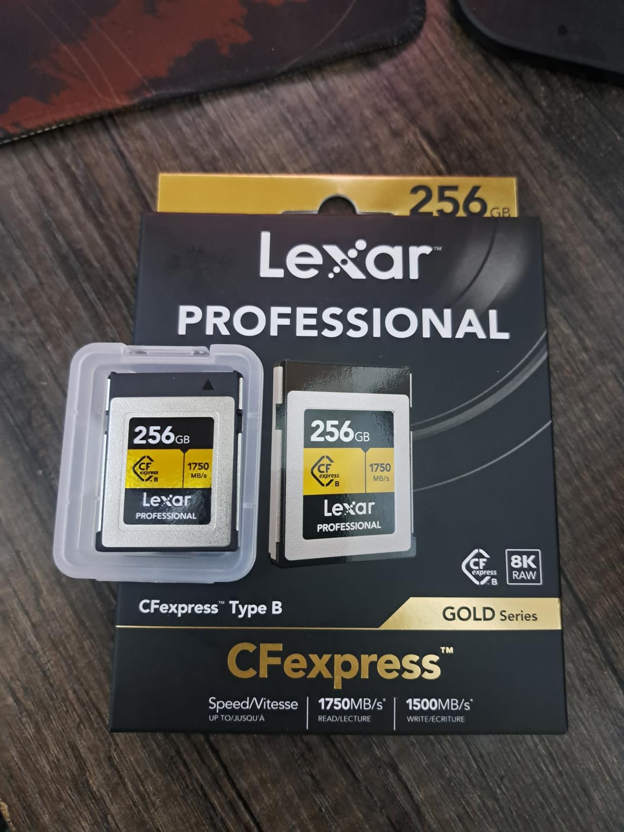 Lexar 256GB Professional CFexpress Type B Memory Card GOLD Series, Up To 1750MB/s Read, Raw 8K Video Recording (LCXEXPR256G-RNENG) customer photo 1