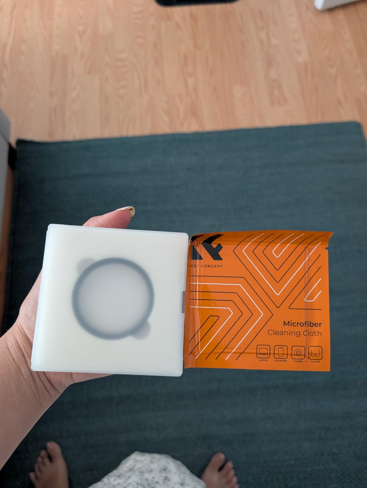 K&F CONCEPT 77mm MCUV Lens Protection Filter 18 Multi-Coated Camera Lens UV Filter Ultra Slim with Cleaning Cloth (K-Series) customer photo 1