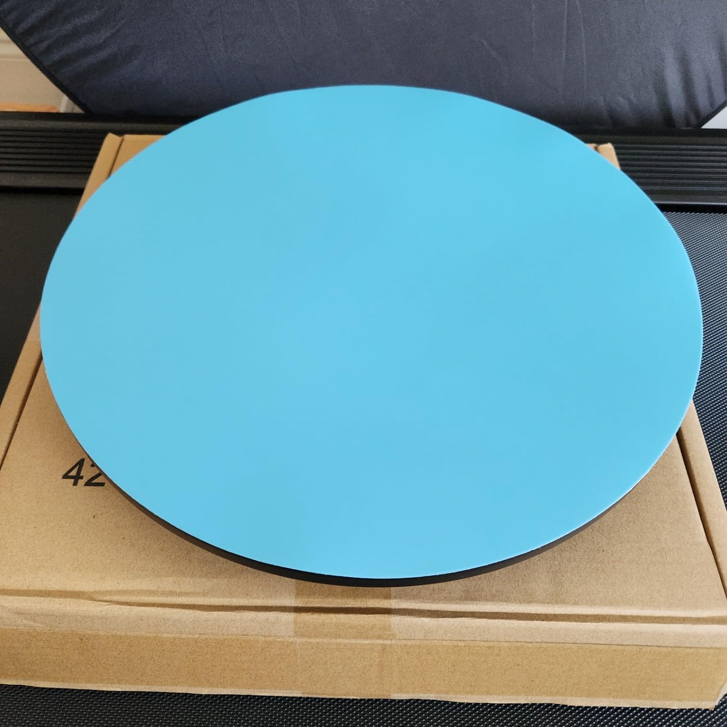 Cordless & Rechargeable Photography Turntable 16.5inch/220lbs | Motorized Rotating Display Stand 360 Degree with Remote Control Electric Turntable for Products Photo or Short Video (Black) customer photo 2