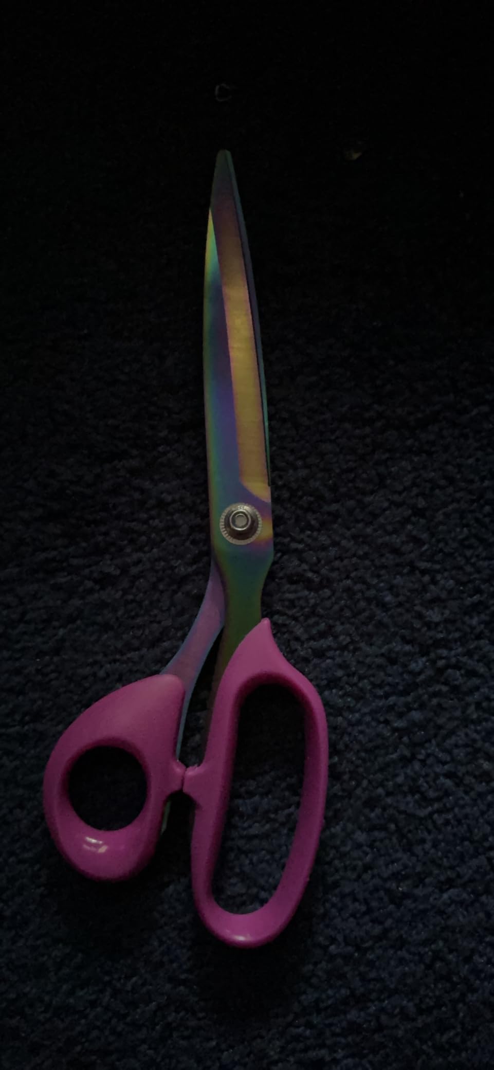 Sharp Sewing Scissors, Professional Heavy Duty Titanium Coating Forged Stainless Steel Multi-Purpose Shears for Fabric Leather, Dressmaking, Tailoring, Quilting, Home & Office, Art & School, 8 inch customer photo 2