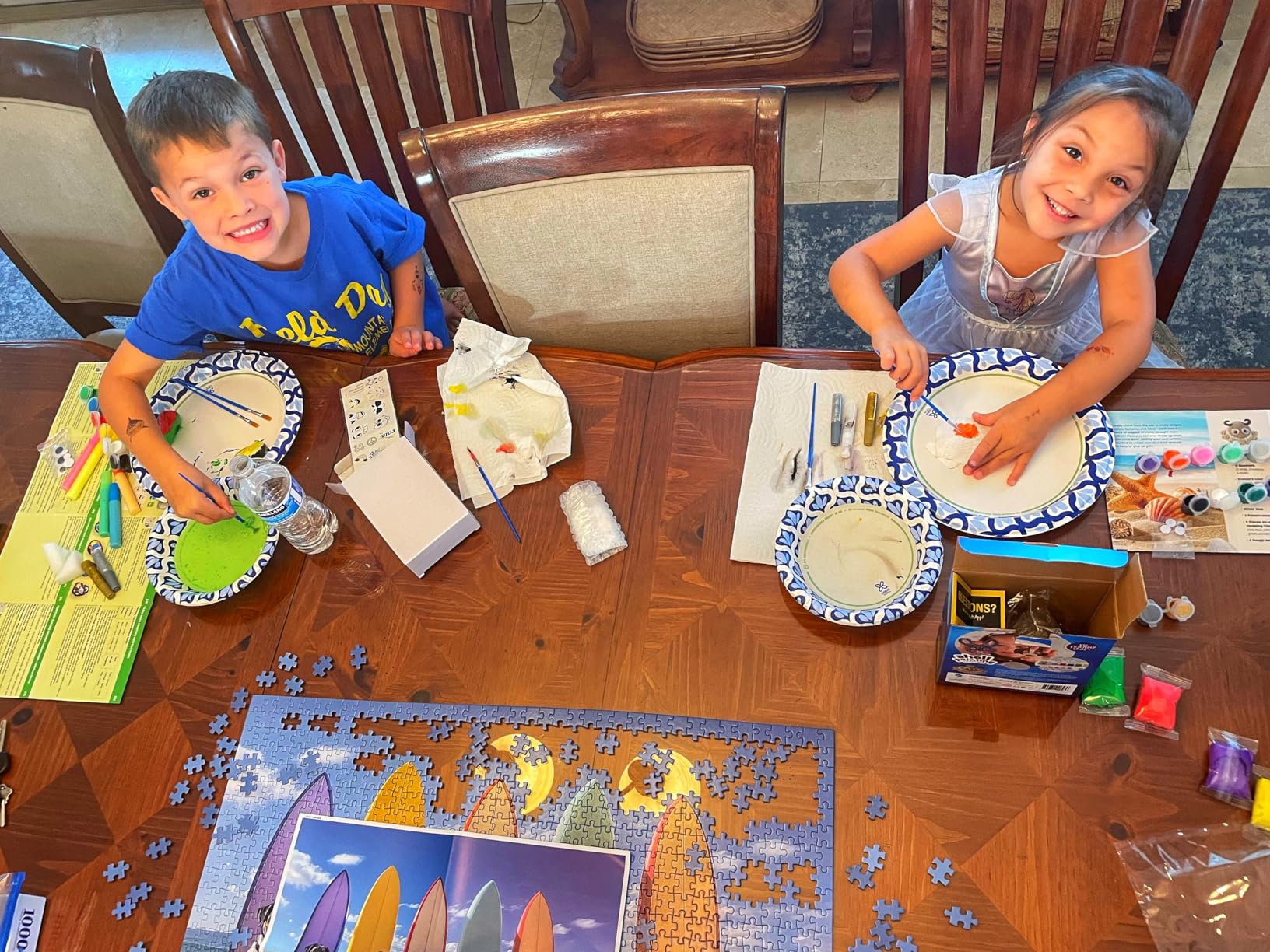 Dan&Darci Kids Sea Shell Painting Kit - Arts & Crafts for Kids - Gifts for Boys and Girls Ages 6-8, 8-12 - Craft Activities Kits - Creative Art Activity Gift Toys for Age 6 7 8 9 10 11 12 Year Old customer photo 1
