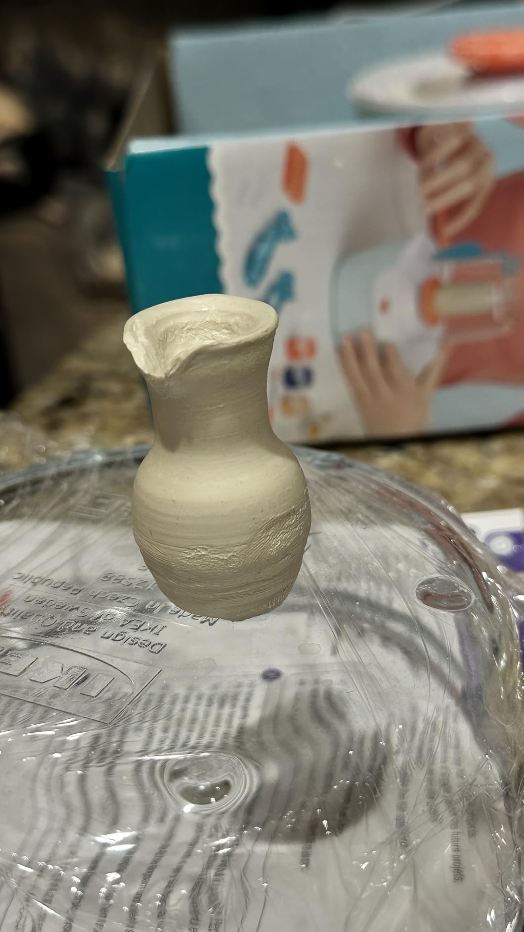 Make It Real Mini Pottery Studio - 26-Piece DIY Pottery Kit with Mess-Free Air Dry Clay - Create 10 Miniature Projects, Beginner to Master Levels - Innovative Centering Tool - Great for Kids Ages 8+ customer photo 2