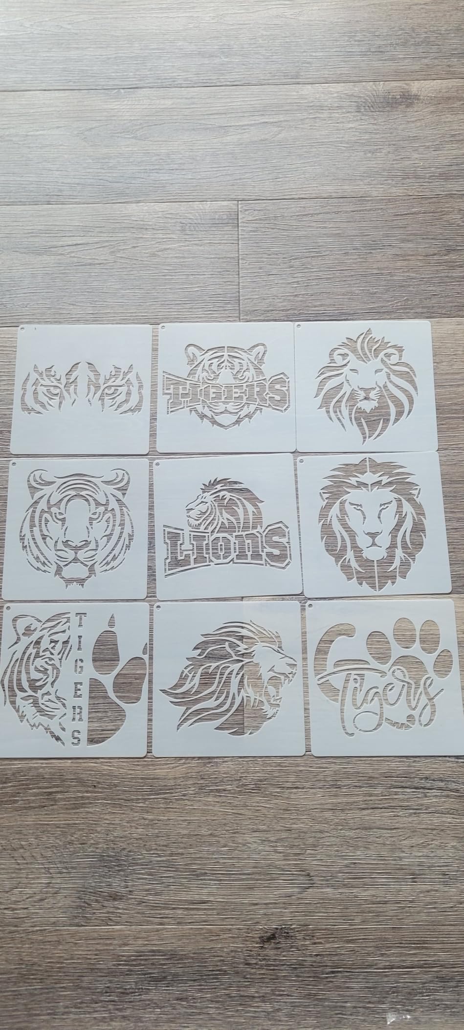 Runes Stencils for Painting on Wood Stones Reusable Celtic Border Ancient Alphabet Viking Symbol Stencils for Crafts Canvas Furniture Wall Drawing Card Making Pattern Decorative (Runes) customer photo 1