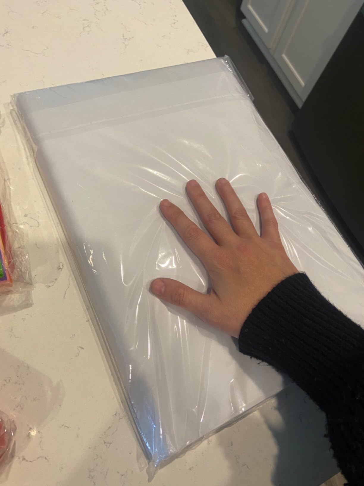 RYKOMO 200 Sheets 15 x 20 inch Acid Free Archival Tissue Paper, White No Lignin Free Packing Tissue Paper for Preserving Clothing Storage Festival Gift Wrap Mother's Day Party Decor customer photo 2