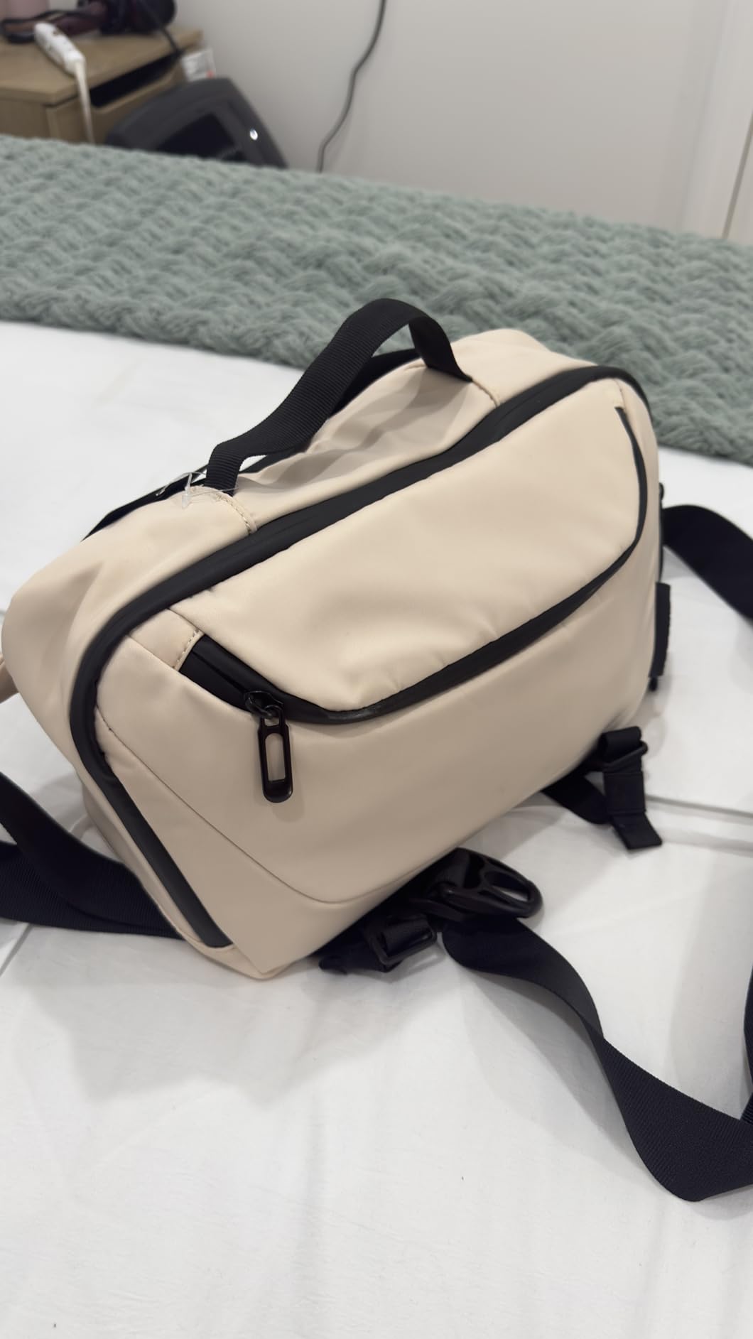 TAAOKA Camera Sling Bag, Waterproof Camera Case with Tripod Holder, Lightweight DSLR/SLR/Mirrorless Camera Bags Crossbody for Photographers - Black customer photo 1