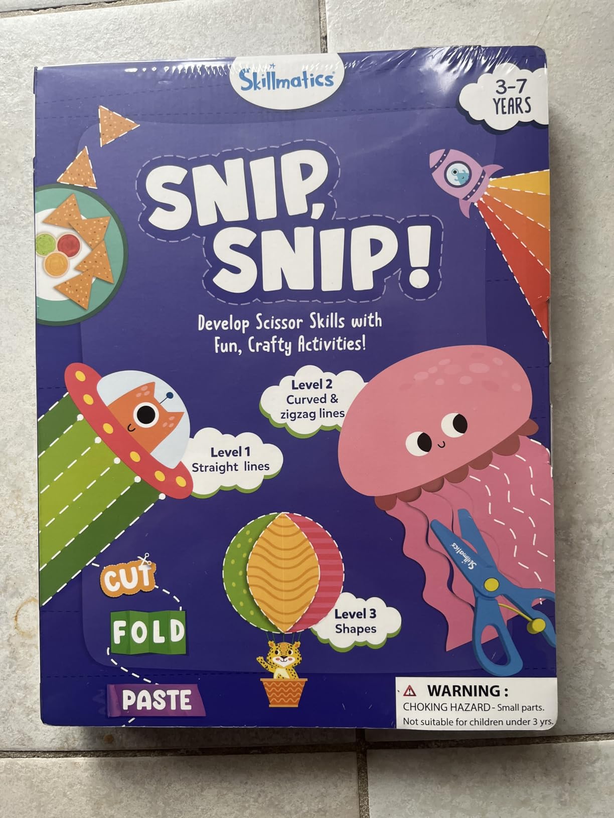 Skillmatics Scissor Skills Activity Book - Snip Snip, 25 Cutting Activities for Preschoolers, Felt Craft Kit, 2 Child-Safe Scissors, Fine Motor Skills, Screen-Free Fun, Gifts for Kids Ages 3-7 customer photo 2