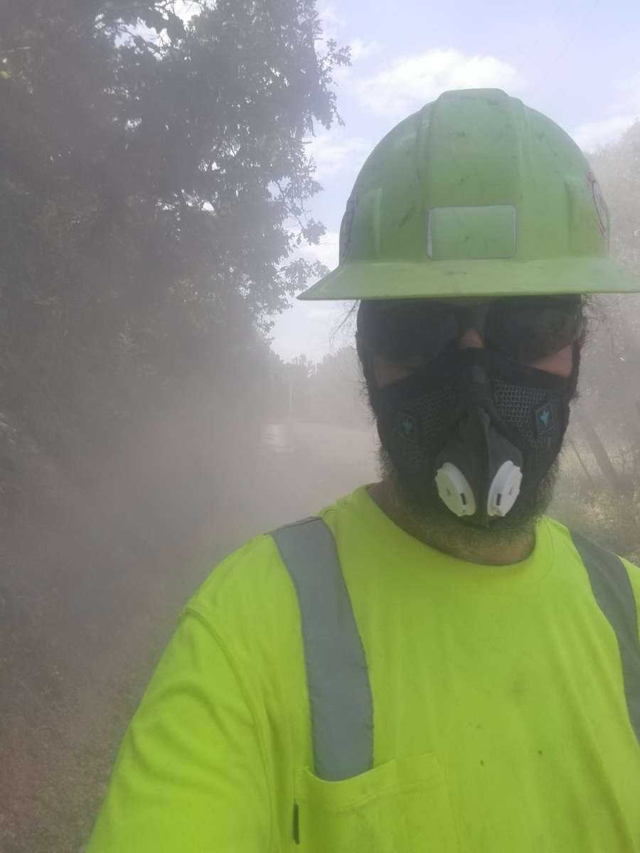 RZ Mask RZM3 - Patented Dust Mask w/ 99.8% Carbon Filtration, Anti Fogging, 360 Seal with 3 Straps, 50% Better Breathability customer photo 1