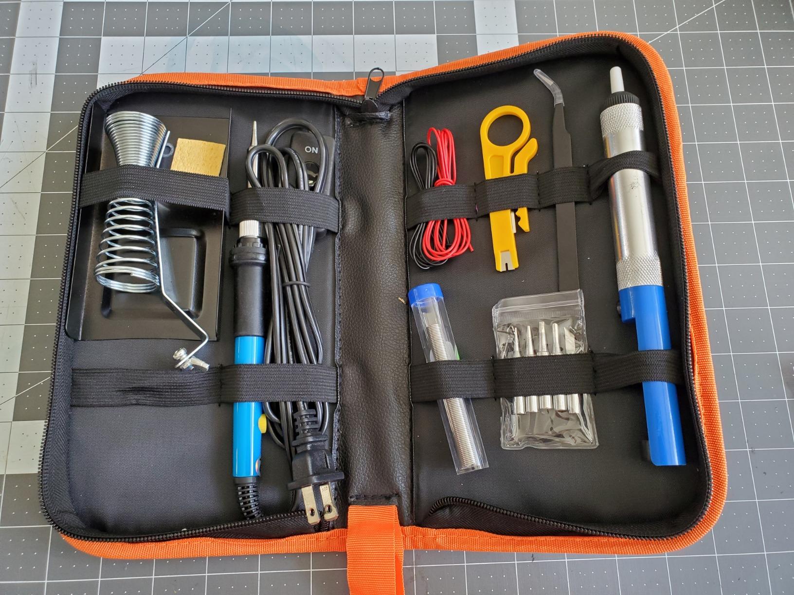 Soldering Iron Kit, 90W 110V Fast Heat up LCD Digital Soldering Gun kit with Ceramic Heater, 10 in 1 Adjustable Temperature Soldering Kit with Automatic Sleep Mode customer photo 2