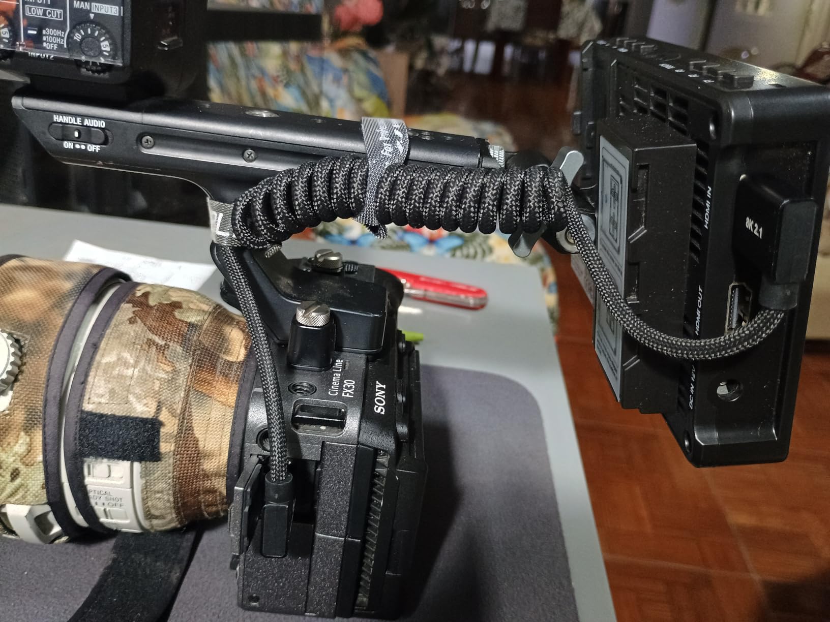 Alvin's Cables 8K 2.1 Full HDMI High Speed Braided Coiled Cable for Atomos Ninja V, Portkeys BM5, for Feelworld Monitor, for Canon C300, Z CAM E2, Sony FS5| FS7| A7S3 Cameras RED customer photo 1