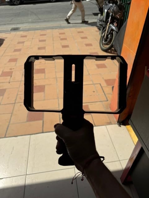 Taisioner Smartphone Video Rig Hand Girp Stabilizer Filmmaking Vlogging Case Phone Video Stabilizer with Cold Shoe for Film Maker Video Grapher Compatible with iPhone 15/14/13/12/ Pro Max and Android customer photo 2