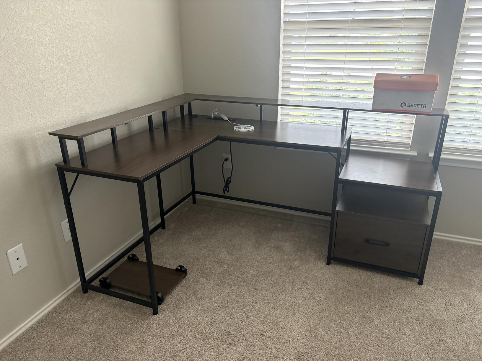 SEDETA L Shaped Desk, 66