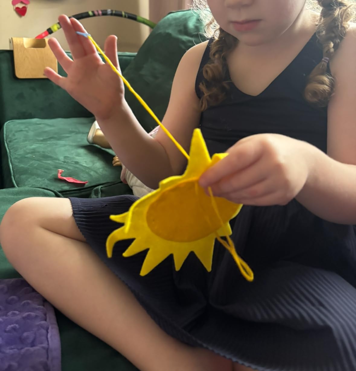 Flying Childhood Solar System Sewing Kit for Kids - Beginner Felt Craft Kits - Montessori Toys Gifts for Girls Boys 6 7 8 9 Toddler DIY Projects Classroom Must Haves customer photo 2