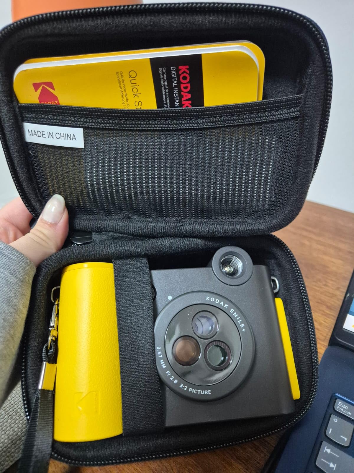 Kodak Smile+ 2-in-1 Digital Instant Print Camera & Wireless Bluetooth Photo Printer - 10MP, Special-Effect Rotating Lens, Zink 2x3 Sticky-Back Photos, Print via Fun App from Smart Devices - Fuchsia customer photo 1