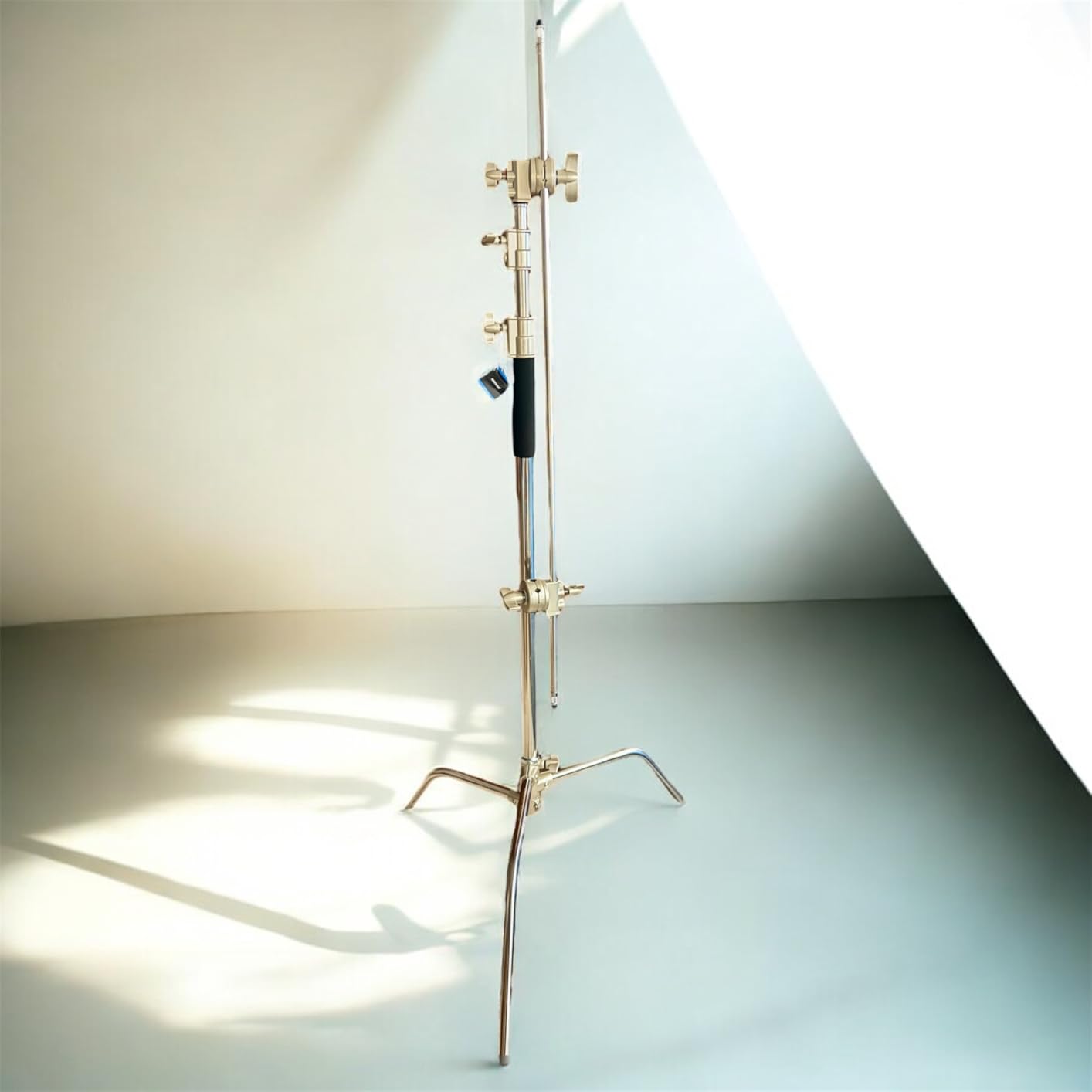 NEEWER Pro 100% Stainless Steel Heavy Duty C Stand with Boom Arm, Max Height 68
