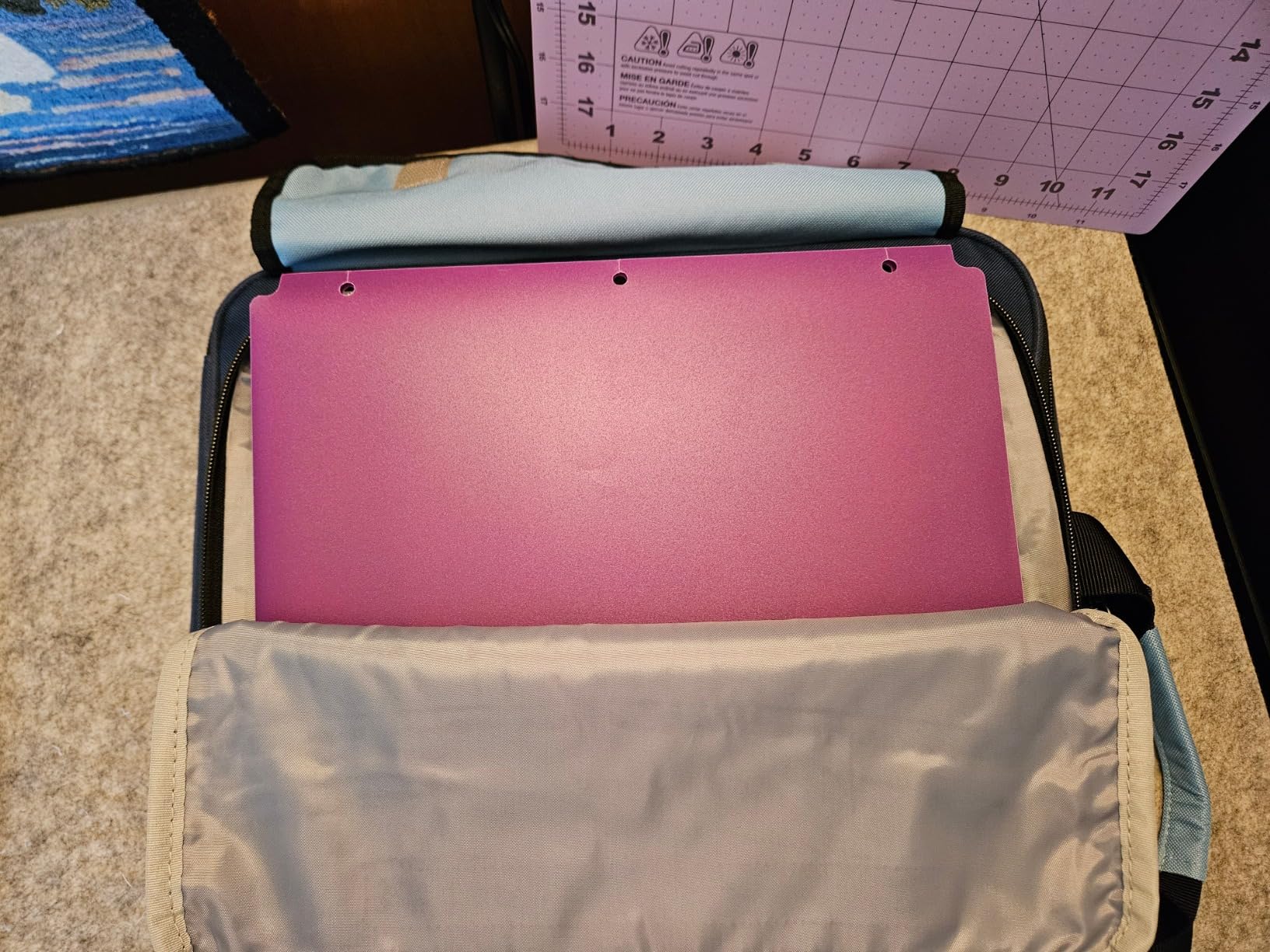Art Portfolio Bag Backpack, A3 Art Portfolio Case 15 x 18 Inch, Artist Travel Tote Bag for Artwork and Drawing Supplies, Pink (Empty Bag, Patent Design) customer photo 1