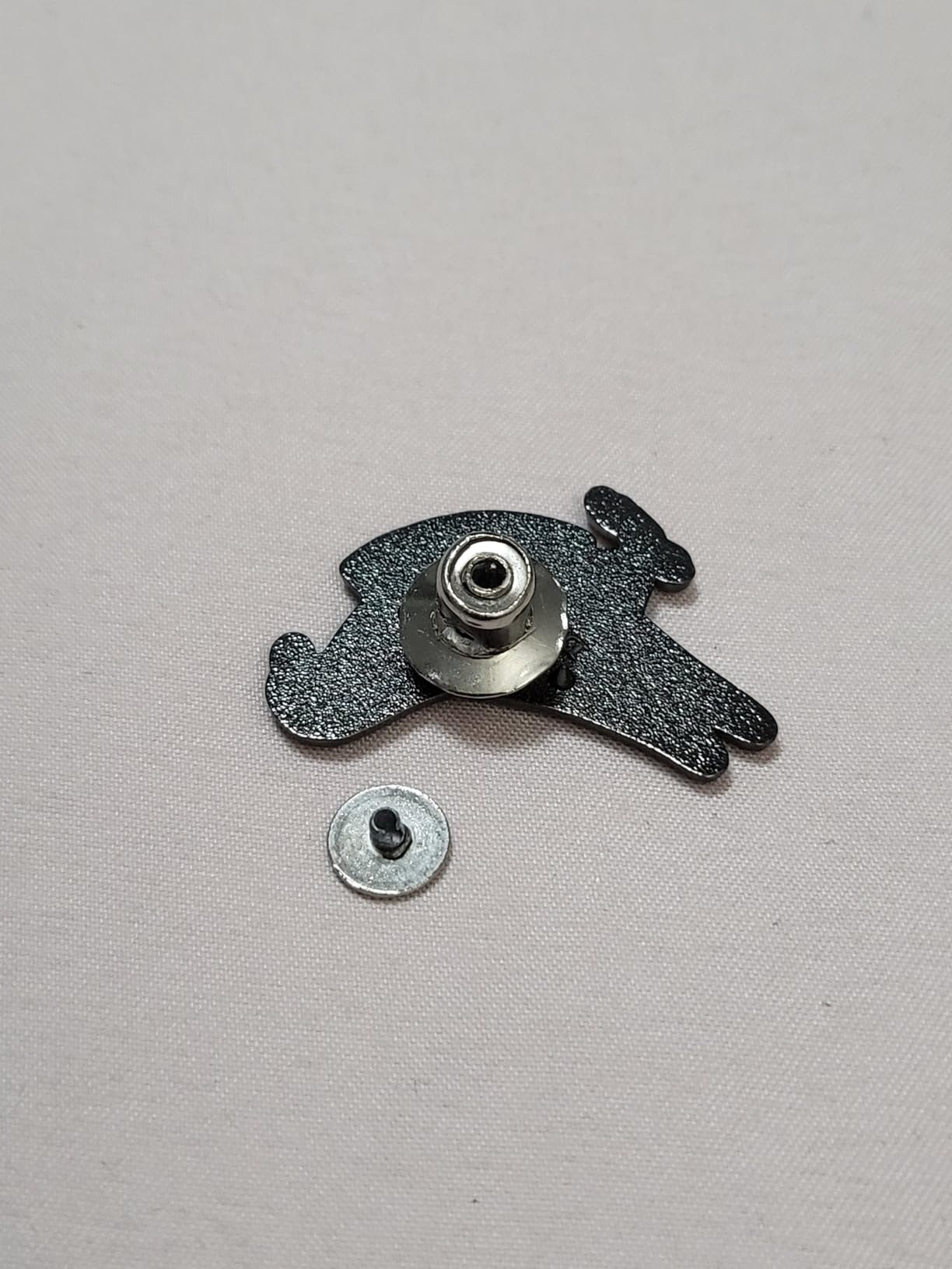DECYOOL 100PCS Metal Locking Pin Backs, Pin Keepers Clasp Pin Backs Locking Buckles for Brooch DIY Crafts Badges Enamel Lapel Needles Pin Lock customer photo 2